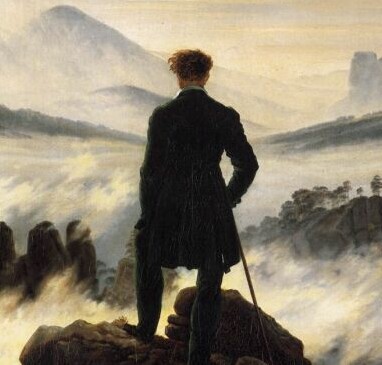 Caspar David Friedrich: Der Wanderer über dem Nebelmeer (1818)